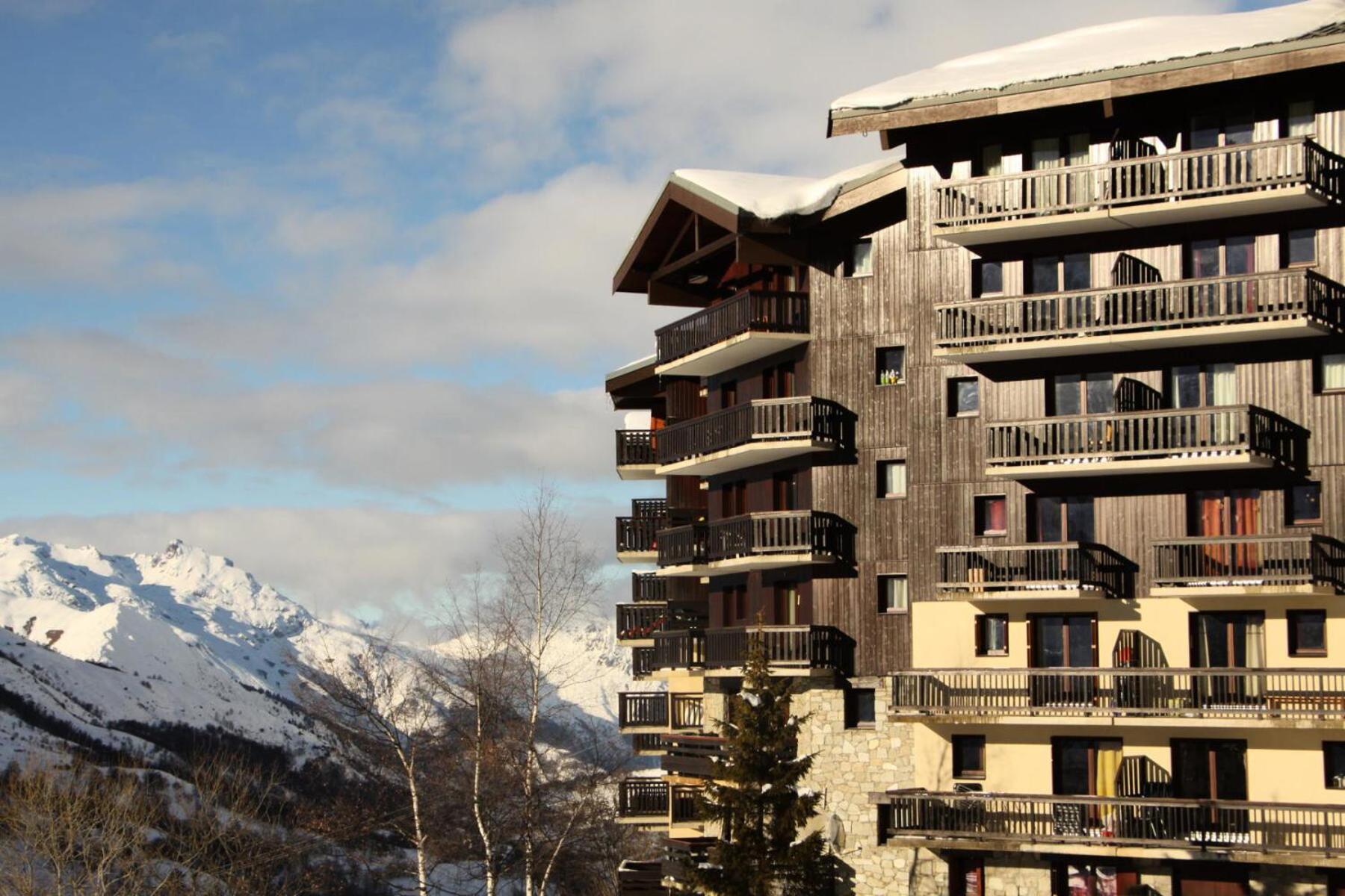 Residence Balcons D'Olympie - Appartement Confortable Avec Cabine - Proche Des Pistes - Balcon Mae-1514 Saint-Martin-de-Belleville Exteriör bild